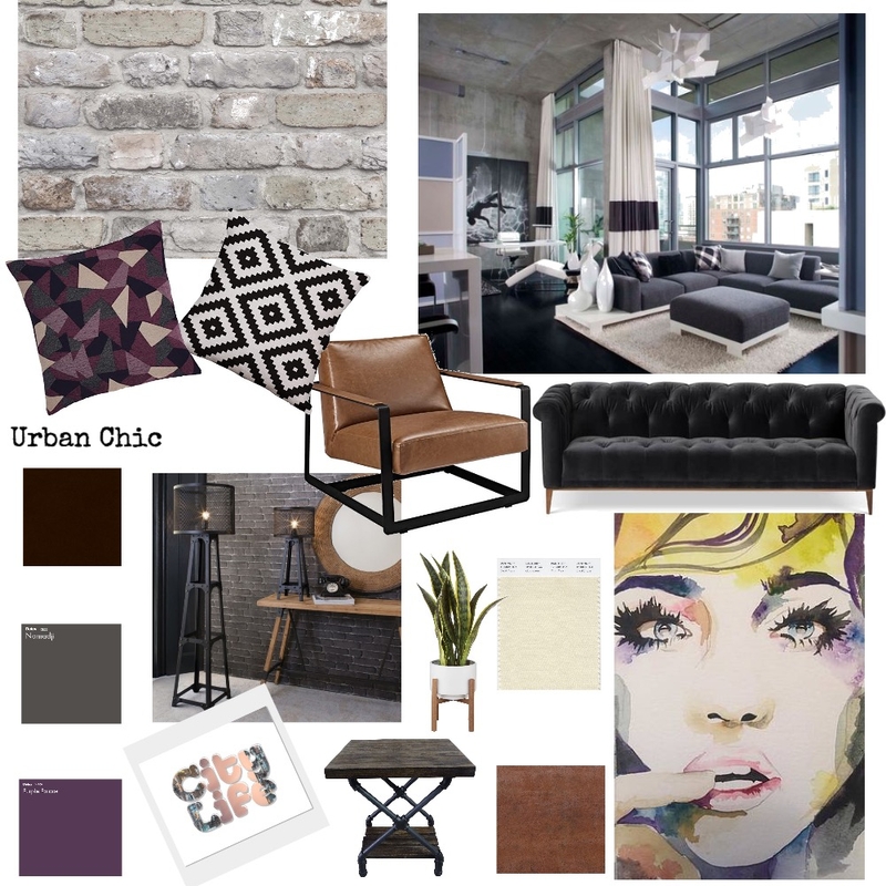 Urban Chic Mood Board Mood Board by Abaia on Style Sourcebook