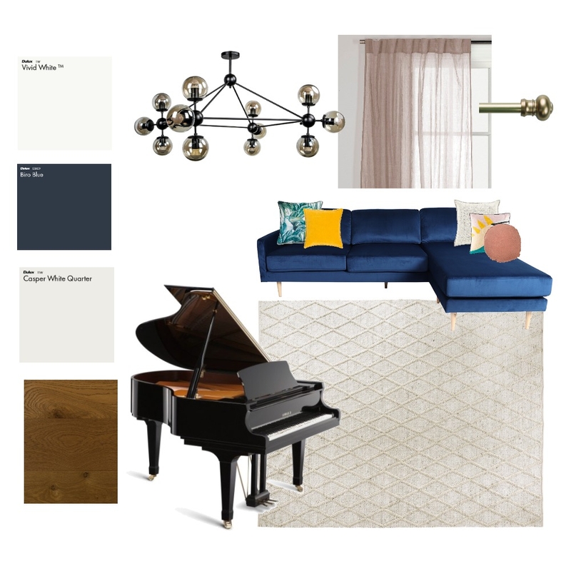 Living Room 1 Sample Board Mood Board by Elena Vignoli on Style Sourcebook