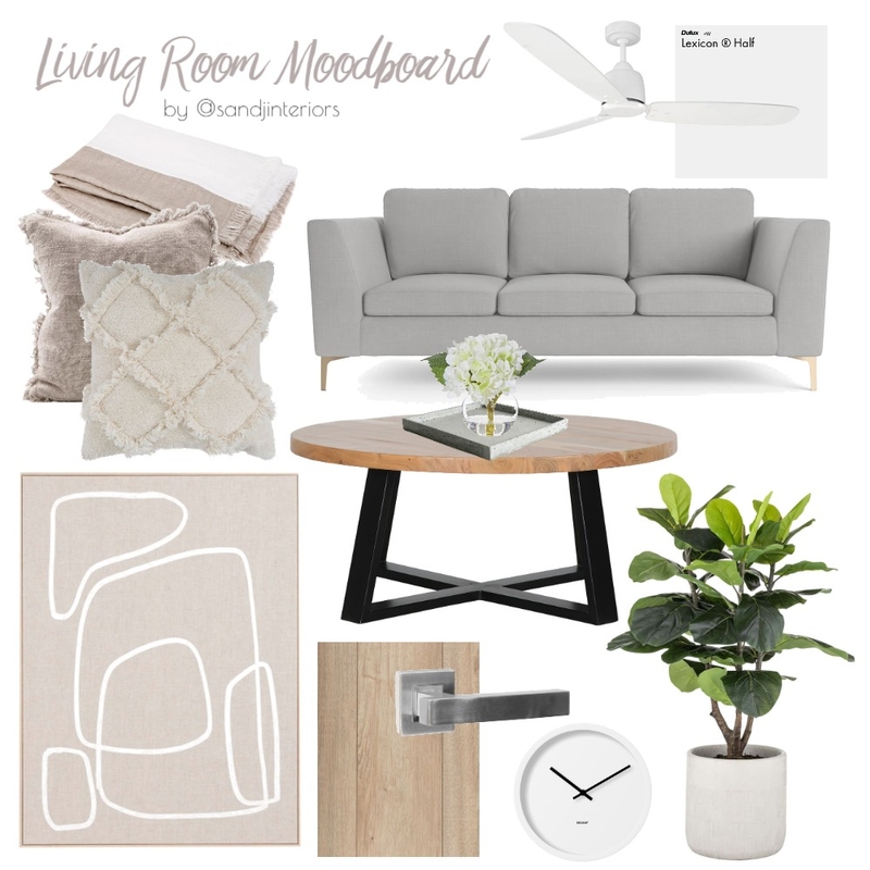 Living Room Mood Board by STEPH PROPERTY STYLIST 〰 on Style Sourcebook