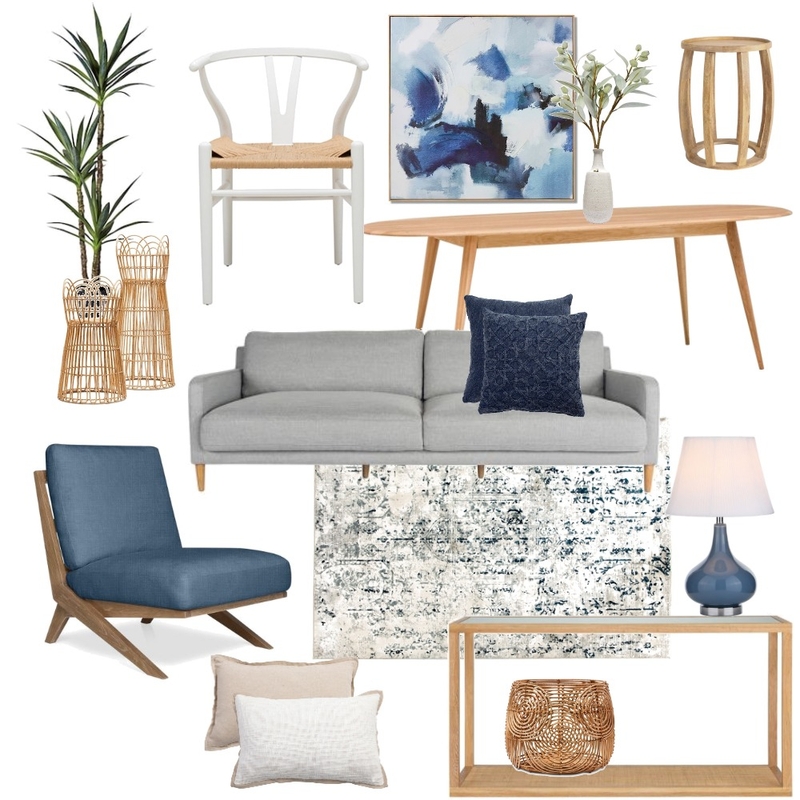 Relaxed modern coastal Mood Board by The Ginger Stylist on Style Sourcebook