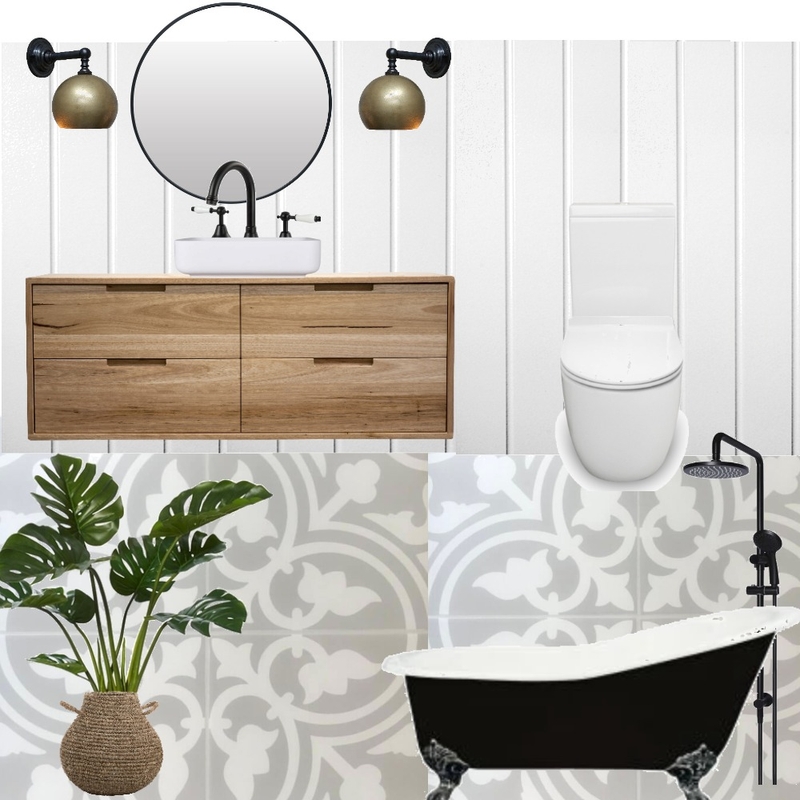 Farmhouse bathroom Mood Board by Lisa Maree Interiors on Style Sourcebook