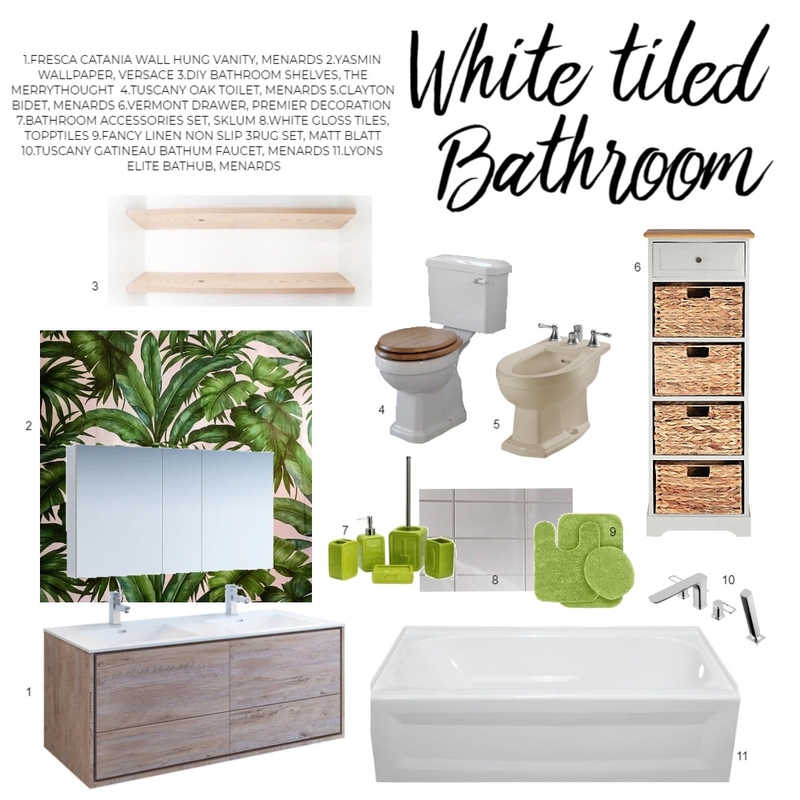 bathroom Mood Board by MADE 2 MEASURE INTERIORS on Style Sourcebook