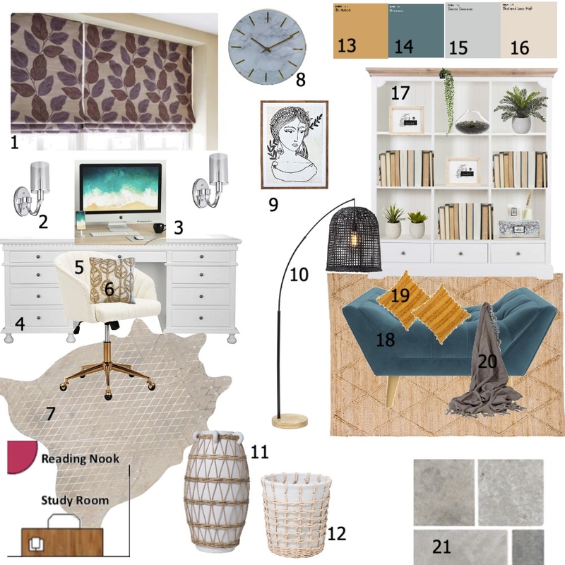 Sample Board- Study Mood Board by hagarh on Style Sourcebook