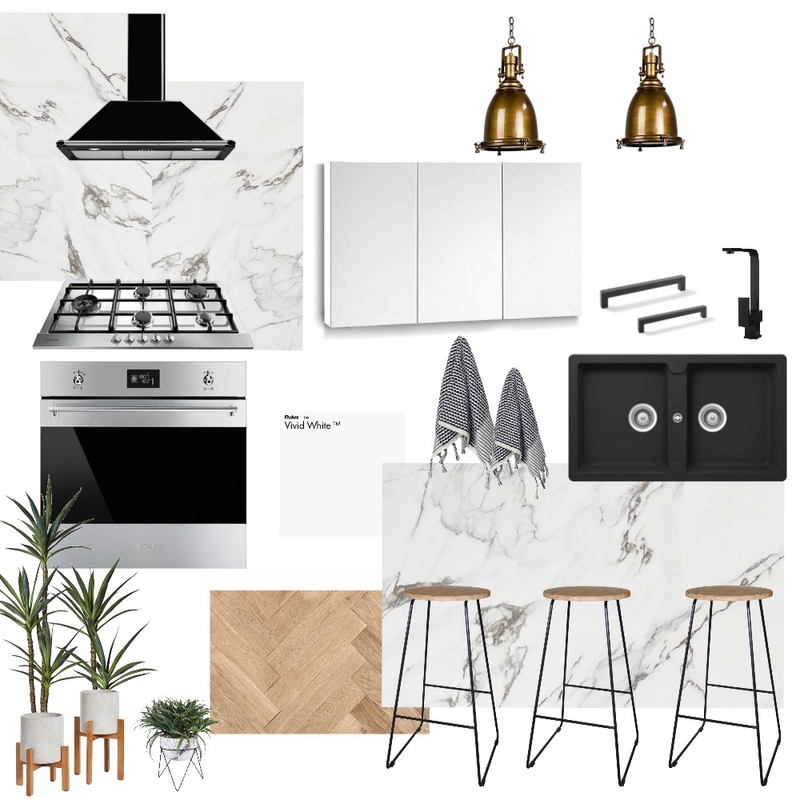 Kitchen Sample Board Mood Board by katleyarandia on Style Sourcebook