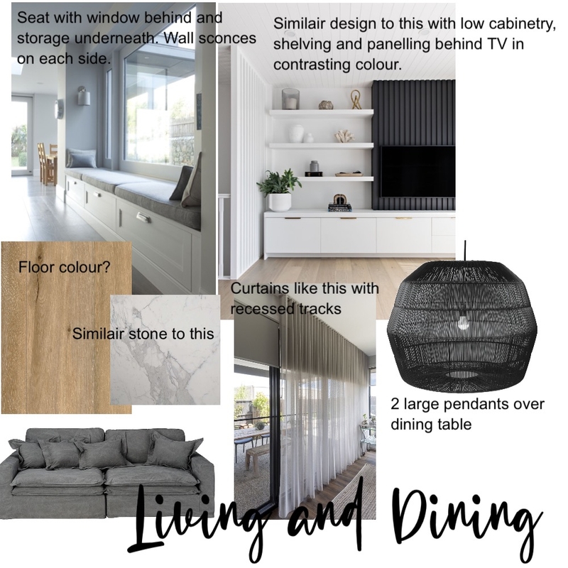 Living and Dining Mood Board by KRISTENLOLICATO on Style Sourcebook