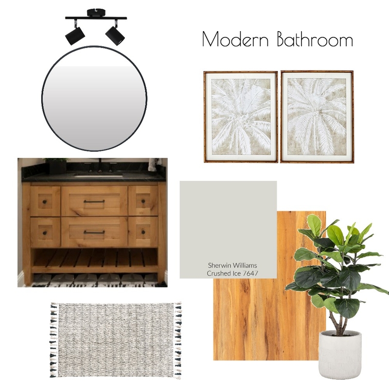 Modern Bathroom Mood Board by Madeline Campbell on Style Sourcebook