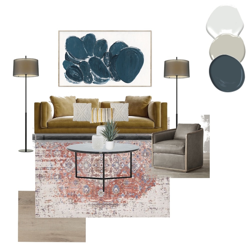 Living rm-2 Mood Board by An English View on Style Sourcebook