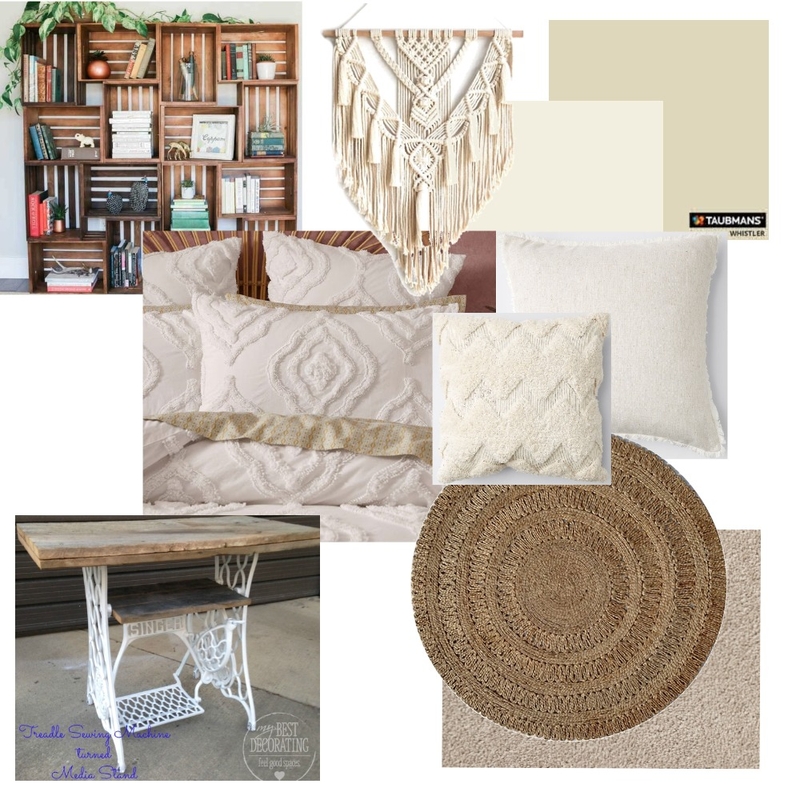 Charlotte's boho bedroom Mood Board by BRAVE SPACE interiors on Style Sourcebook