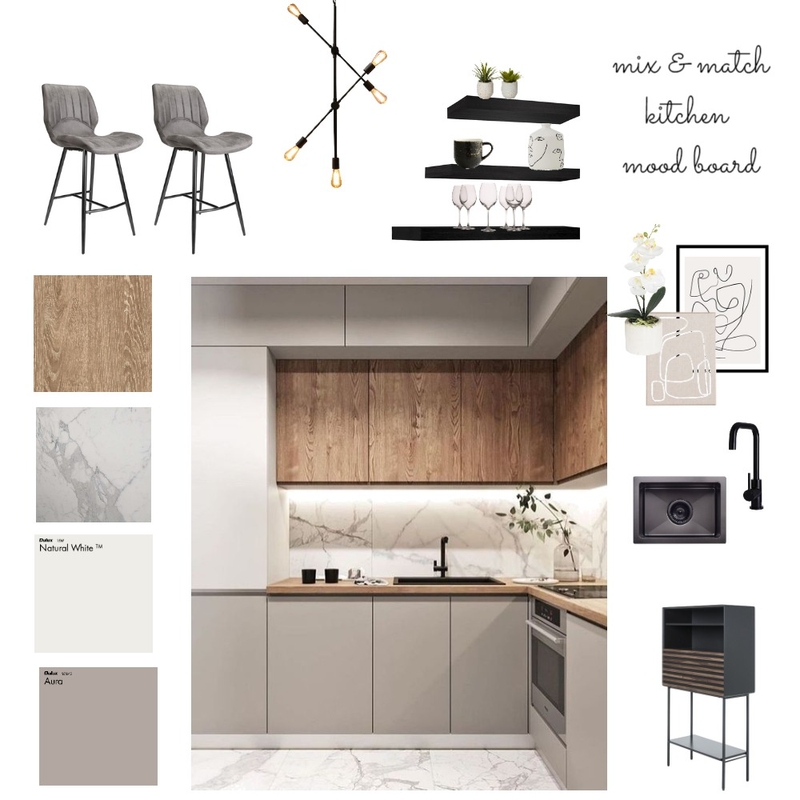 mix & match kitchen Mood Board by Gina_R on Style Sourcebook