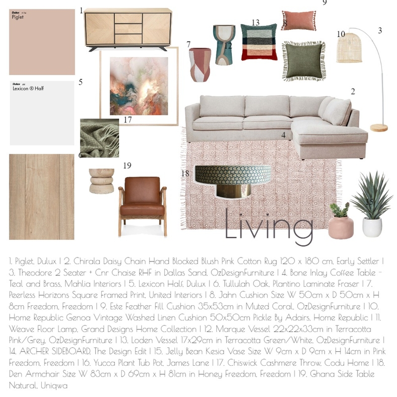 Living room Mood Board by Beautiful Rooms By Me on Style Sourcebook