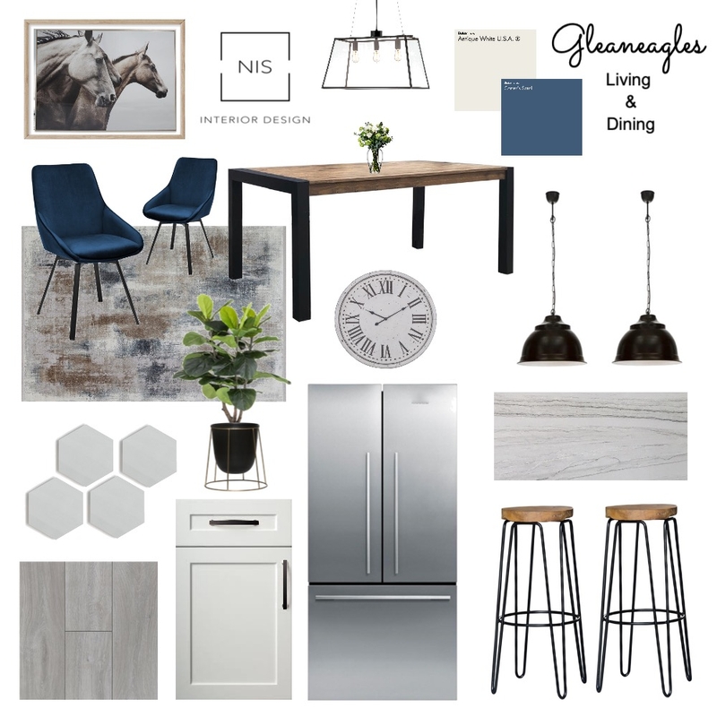 Gleneagles' Kitchen & Dining (option B) Mood Board by Nis Interiors on Style Sourcebook