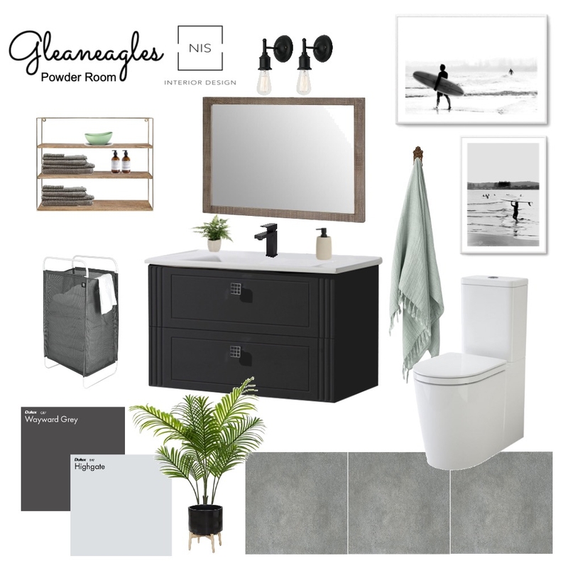 Gleneagles' Powder Room (option B) Mood Board by Nis Interiors on Style Sourcebook