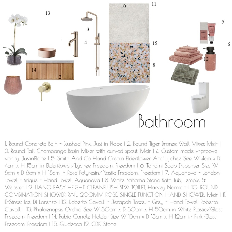 Guest bathroom Mood Board by Beautiful Rooms By Me on Style Sourcebook