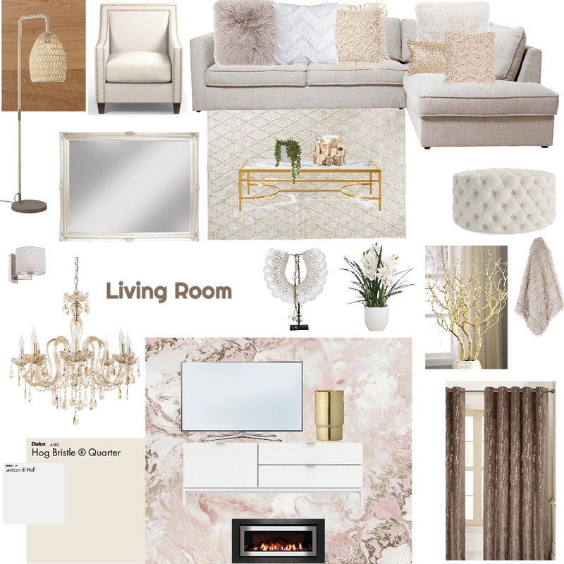 Living Room Mood Board by Sahar on Style Sourcebook