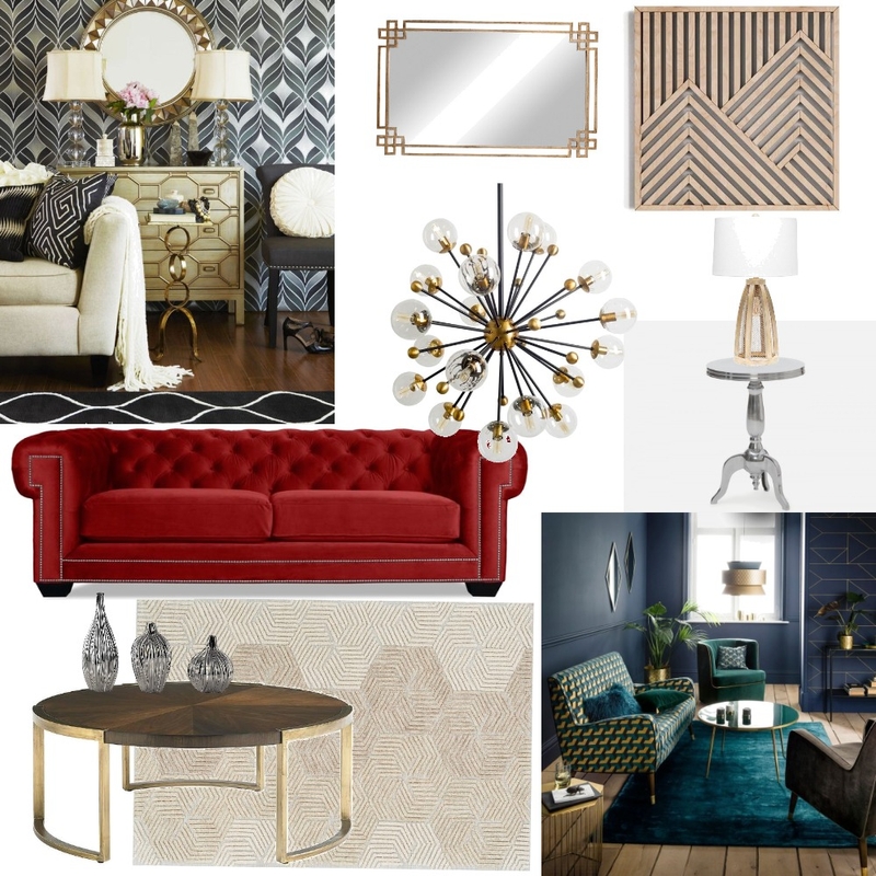 Art Deco Mood Board Final Mood Board by alessiat on Style Sourcebook