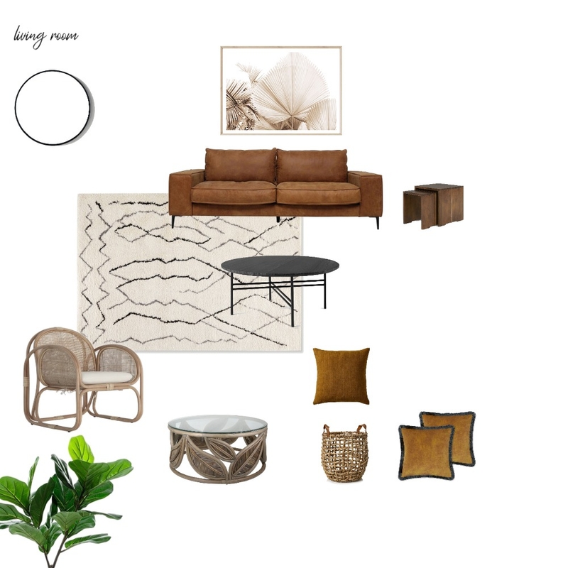 Modern boho living room Mood Board by living at home on Style Sourcebook