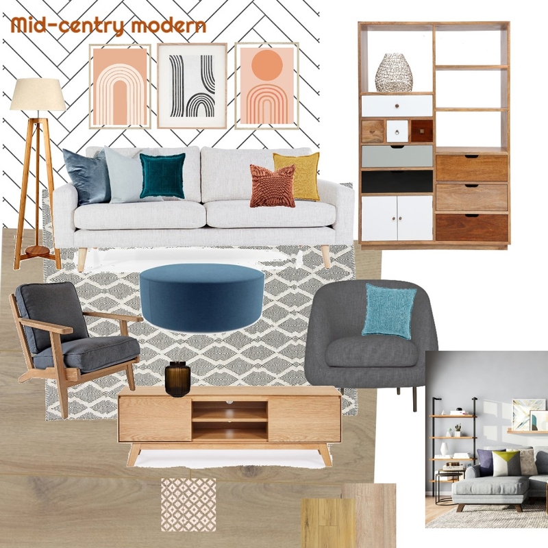 Mid-centry modern 44 Mood Board by okuzan on Style Sourcebook