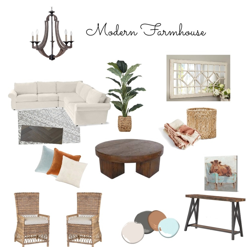 Modern Farmhouse Mood Board by Mindyclaughton on Style Sourcebook