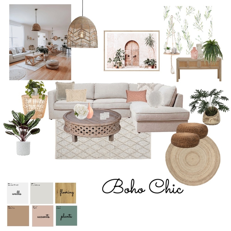 Boho Chic Mood Board by Natasha Renner on Style Sourcebook