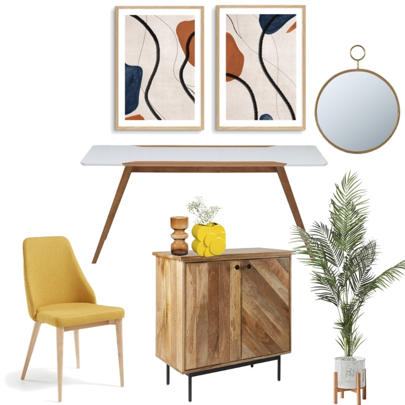 Mid Century Modern Dining Mood Board by Alexis Gillies Interiors on Style Sourcebook