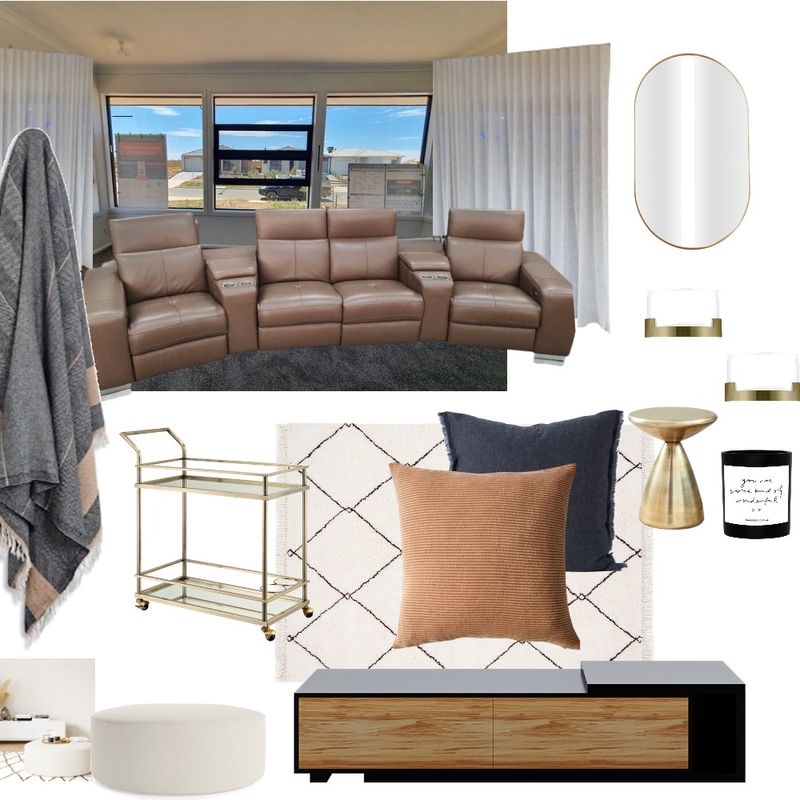 -Ankita theatre room Mood Board by Oleander & Finch Interiors on Style Sourcebook