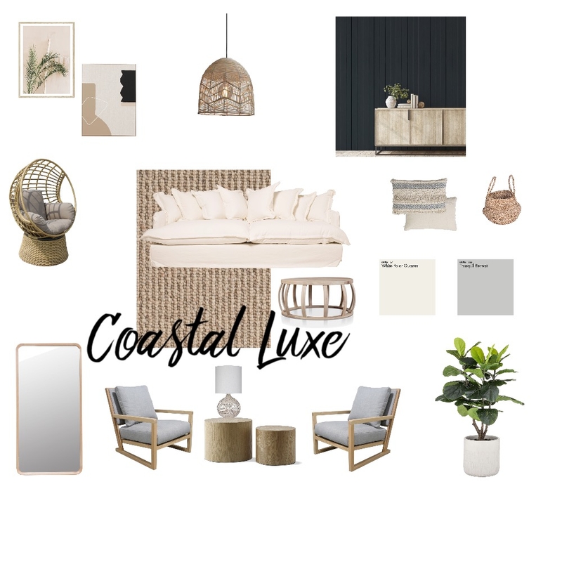 Coastal Luxe Mood Board by nikimicevic on Style Sourcebook