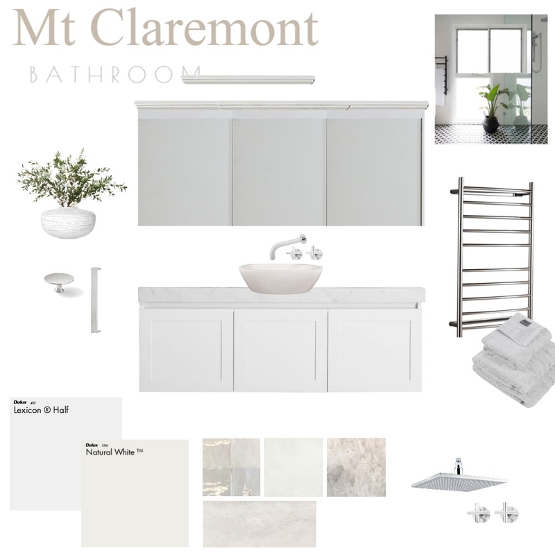 Bathroom- Mt. Claremont. Richardson Mood Board by sheridanoleary on Style Sourcebook