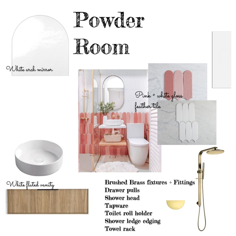 Powder Room Mood Board by Nat23y on Style Sourcebook