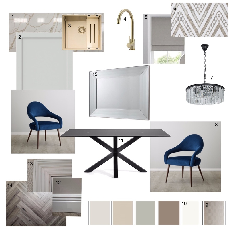 sample board 2 - kitchen/dining Mood Board by rakayaharding on Style Sourcebook