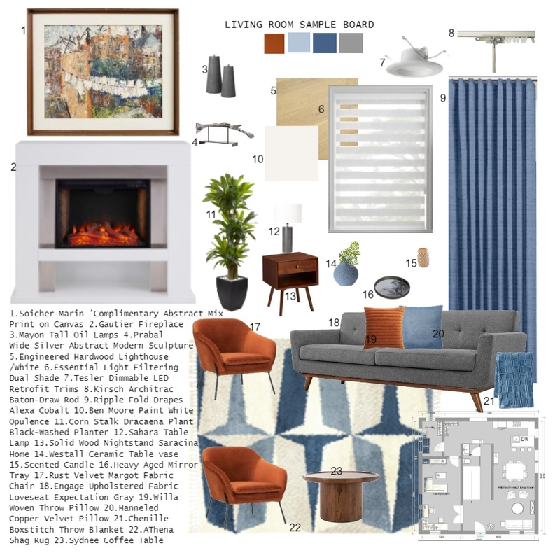 living room Mood Board by Djamila on Style Sourcebook
