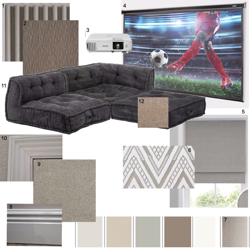 sample board 4 - games room Mood Board by rakayaharding on Style Sourcebook