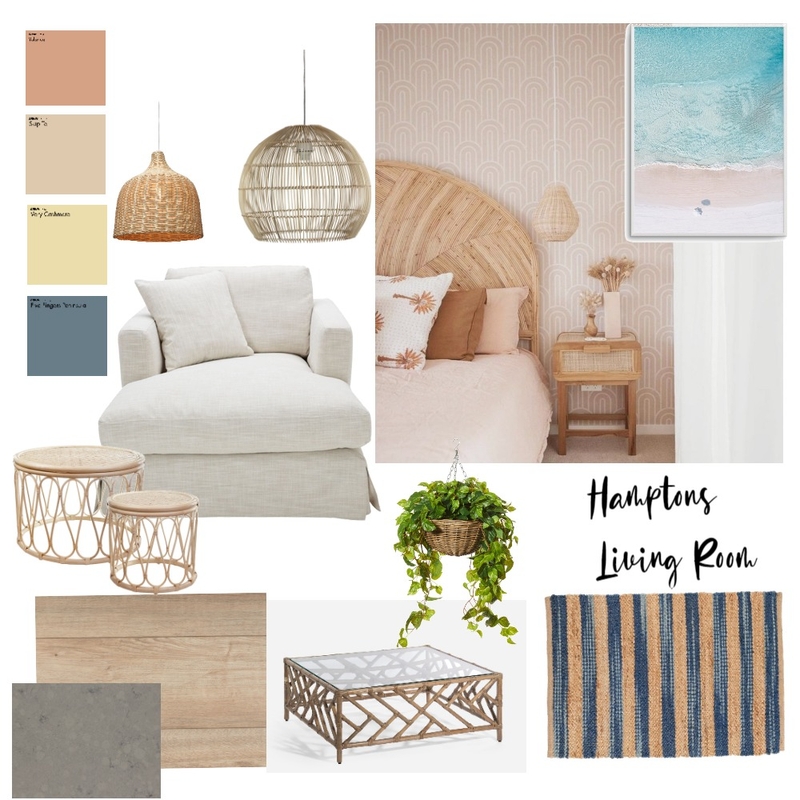 Soft Coastal Living Room Mood Board by Isis Brown on Style Sourcebook
