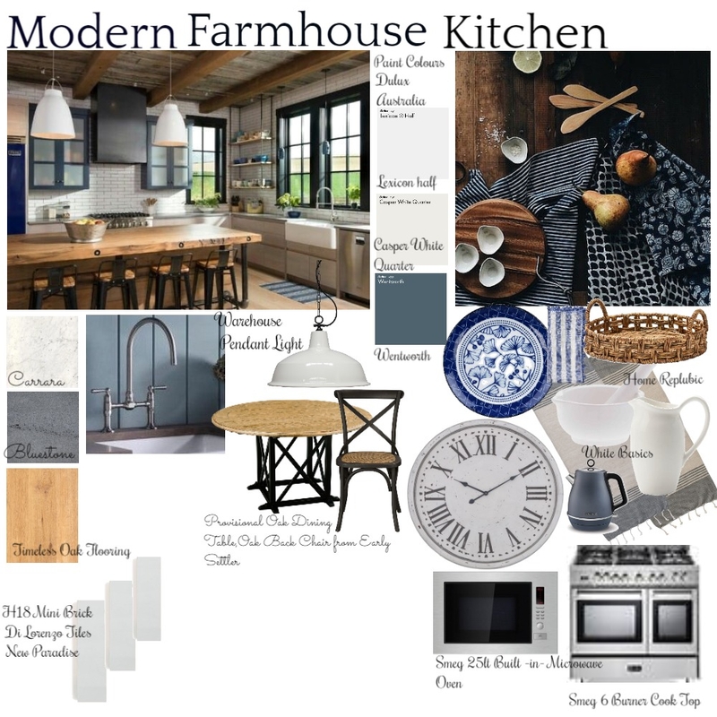 Farmhouse Kitchen Mood Board by marinet on Style Sourcebook
