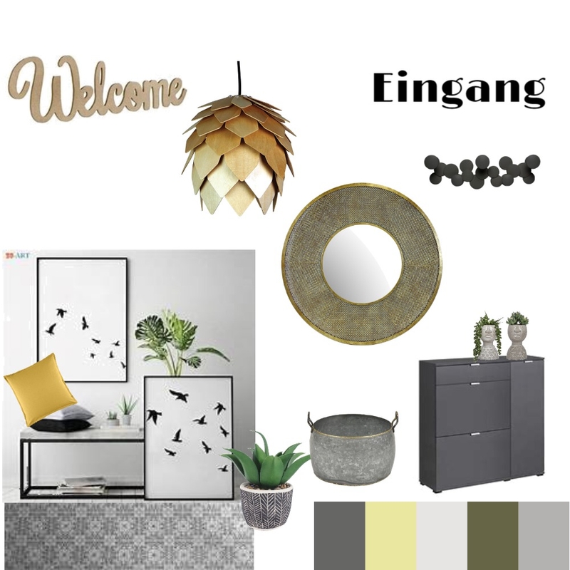 Mood Board Eingang Mood Board by gabyschmid on Style Sourcebook