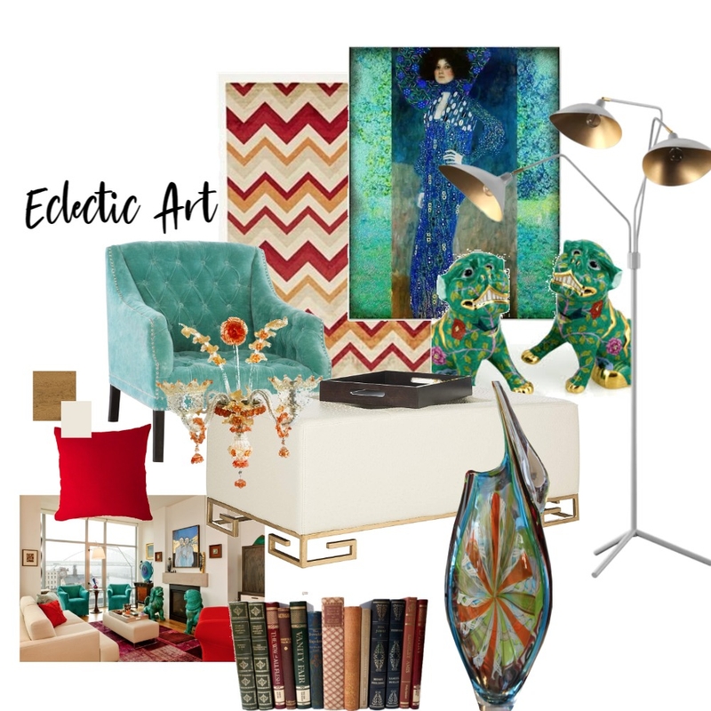 1 LR ECL Green Lions Mood Board by SIAA on Style Sourcebook