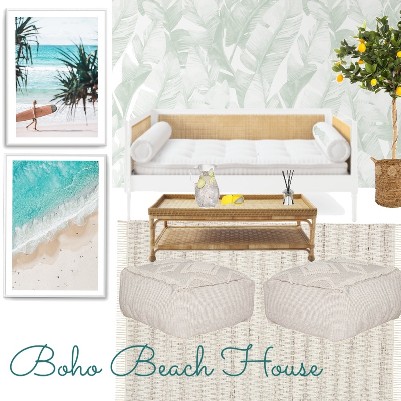 Boho Beach House Mood Board by Olive et Oriel on Style Sourcebook
