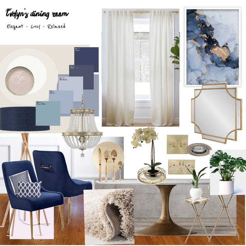 Evelyn's dining room 2 Mood Board by Sabrina S on Style Sourcebook