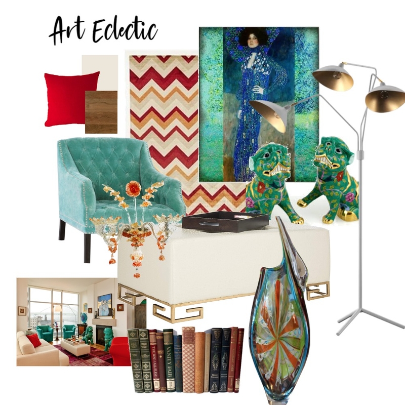 Eclectic Art Mood Board by SIAA on Style Sourcebook