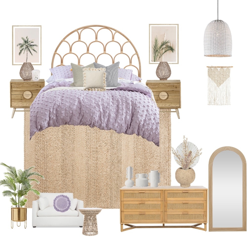 Boho bedroom Mood Board by MelissaKW on Style Sourcebook