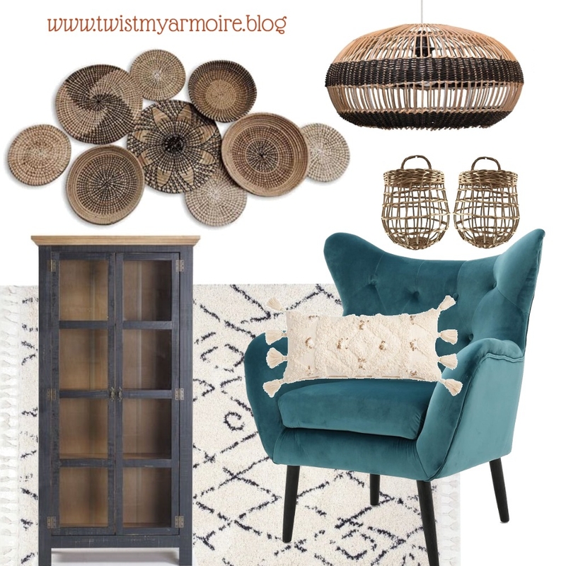 Pop of Teal Mood Board by Twist My Armoire on Style Sourcebook