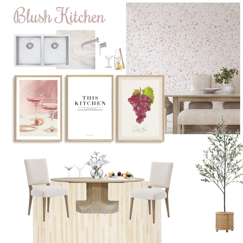 Blush Kitchen Mood Board by Olive et Oriel on Style Sourcebook