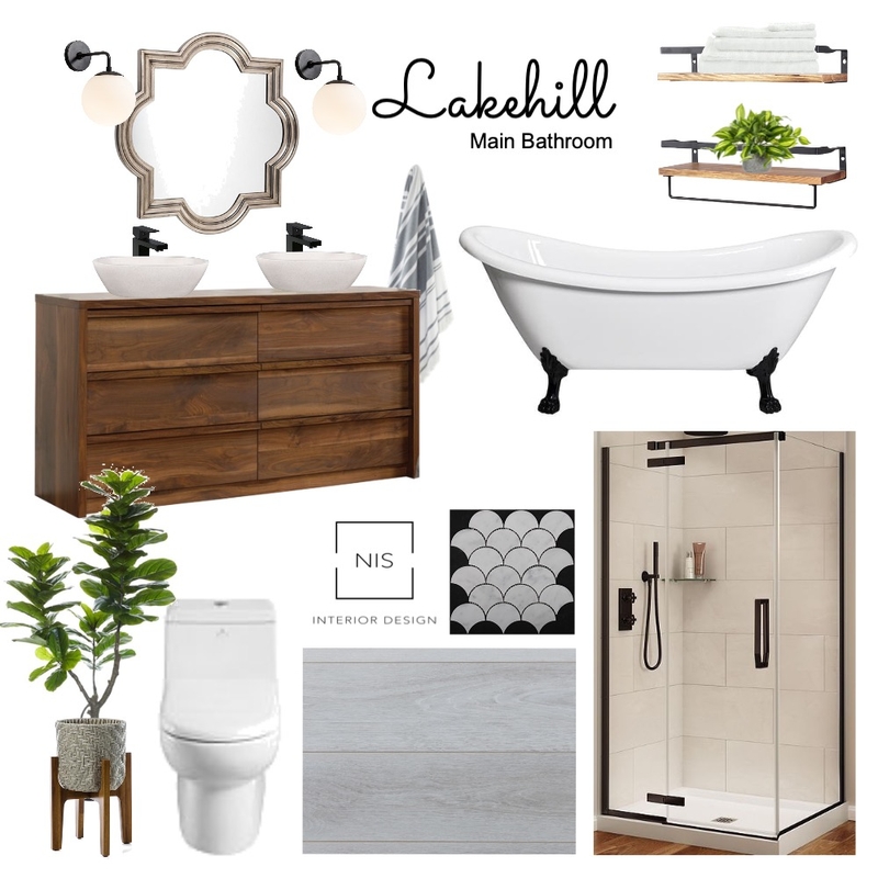 Lakehill Main Bathroom (option 2) Mood Board by Nis Interiors on Style Sourcebook