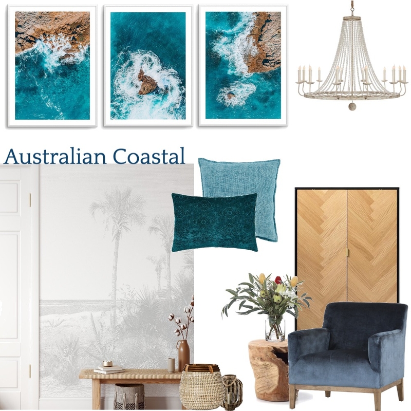 Australian Coastal Luxe Mood Board by Olive et Oriel on Style Sourcebook