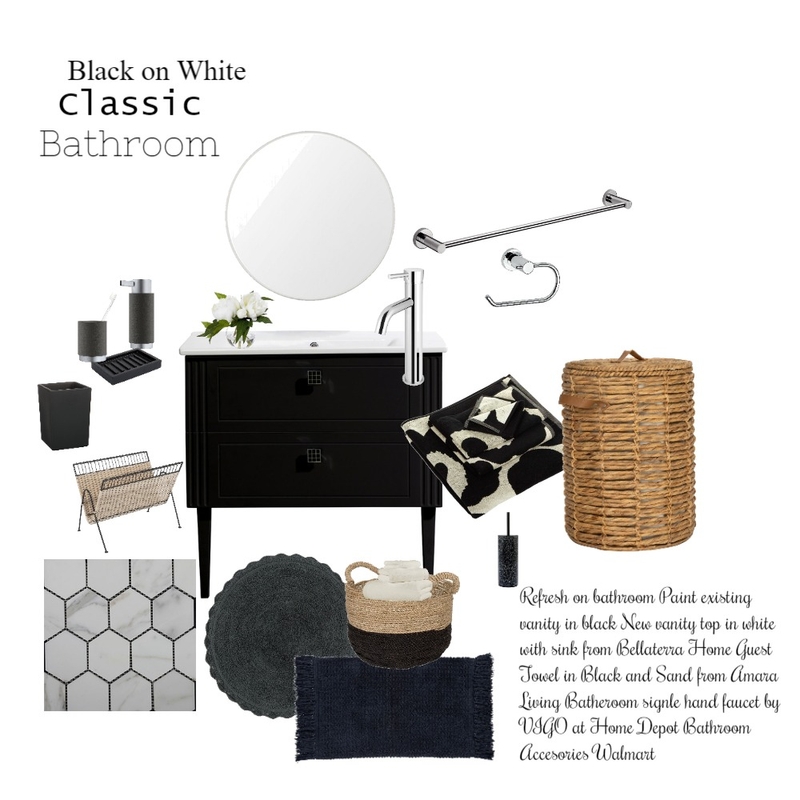 Classic Black & White Mood Board by CLD Design on Style Sourcebook