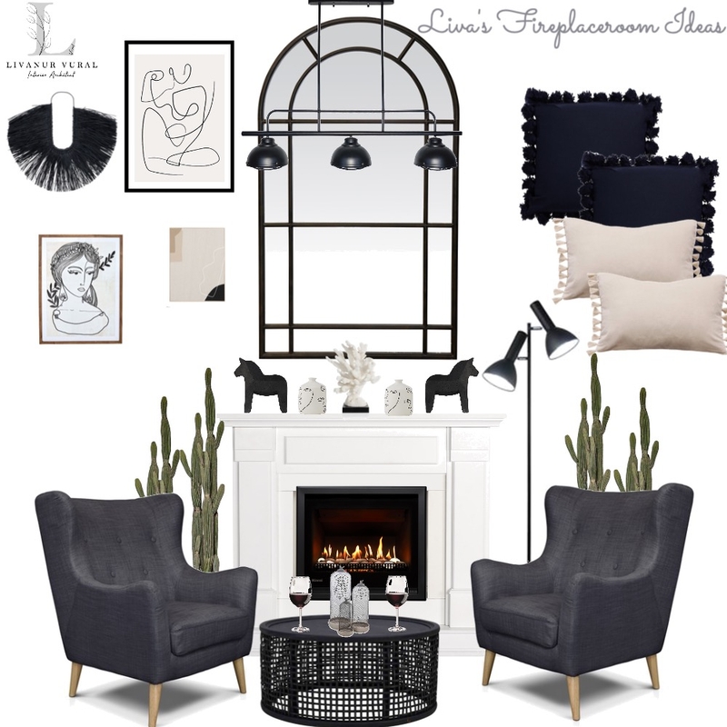 fireplace Mood Board by livanurvuraldesign on Style Sourcebook