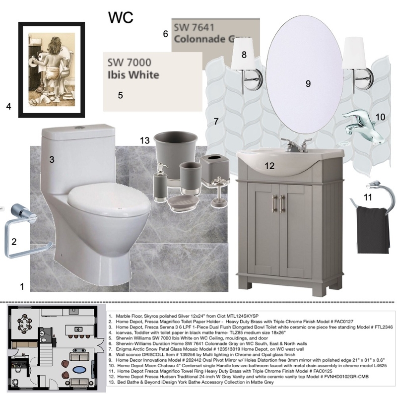 wc Mood Board by Dyassa on Style Sourcebook