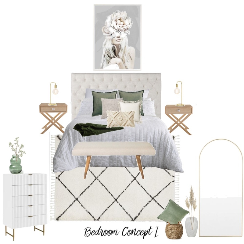 Bedroom Concept 1 Mood Board by Juliebeki on Style Sourcebook