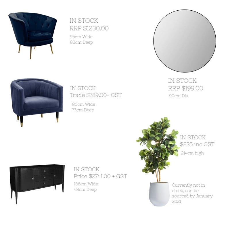 Manassen and Cameron - Entry / Occasional Seating Mood Board by Styleness on Style Sourcebook