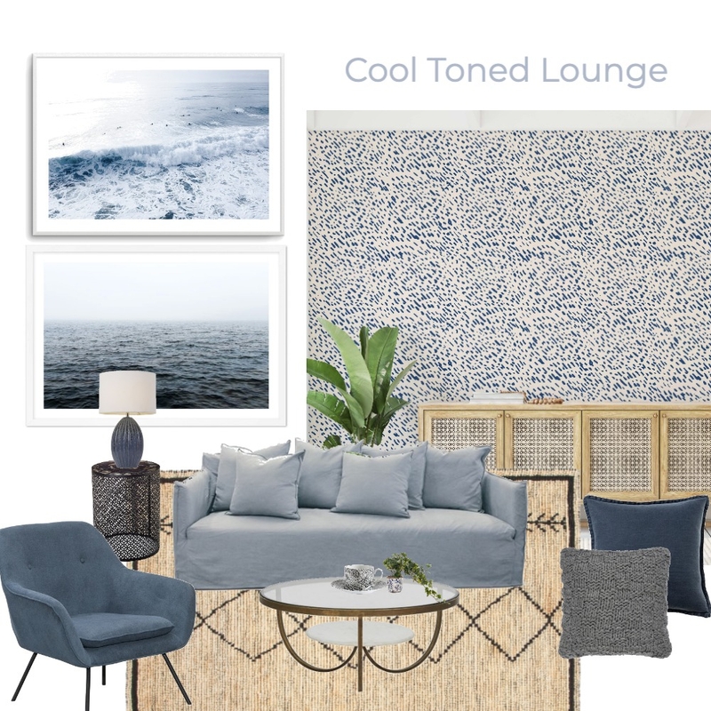 Ice Blue Toned Lounge Mood Board by Olive et Oriel on Style Sourcebook