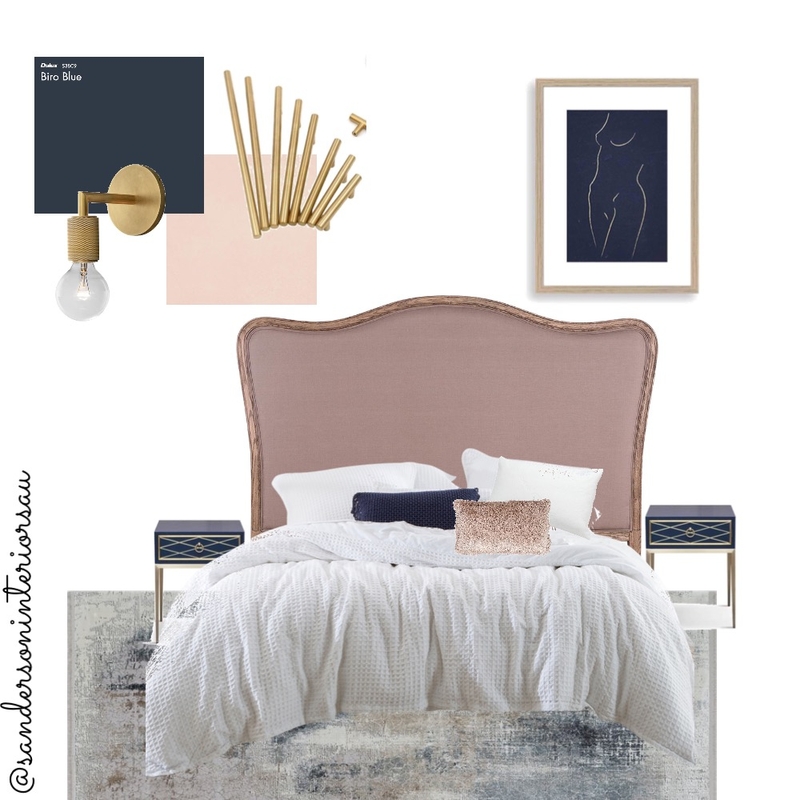 Vanessa’s Main Bedroom Mood Board by Sanderson Interiors AU on Style Sourcebook